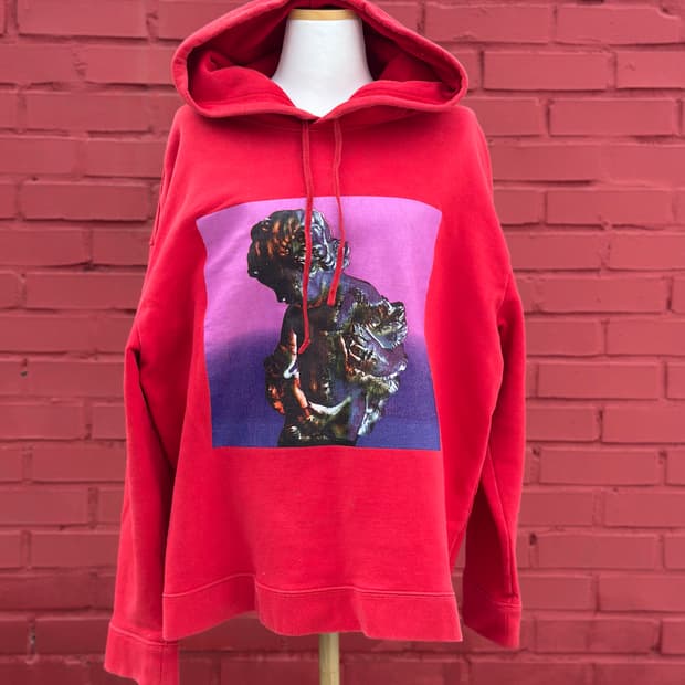 라프시몬스 Raf simons 조이디비전 후디