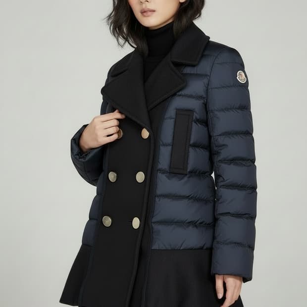 몽 클 레 어 하이브리드 다운 패딩자켓