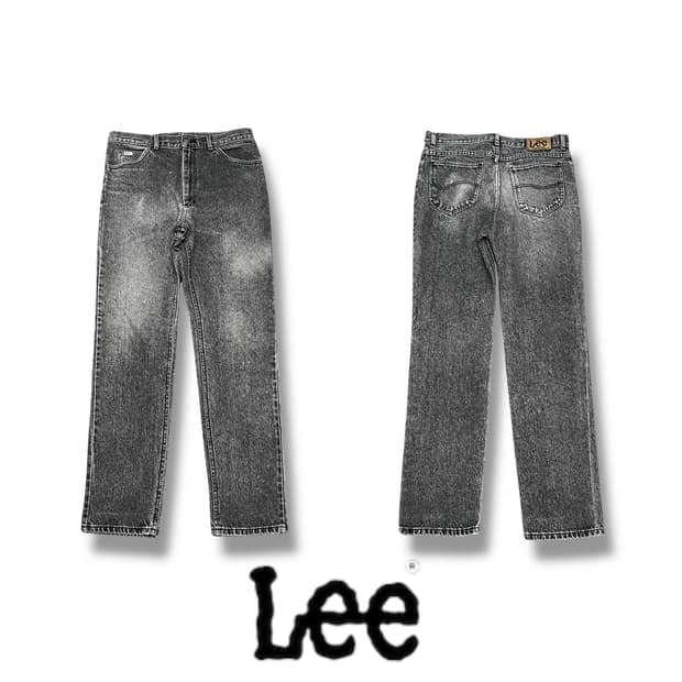 리 흑청 데님팬츠 s08408