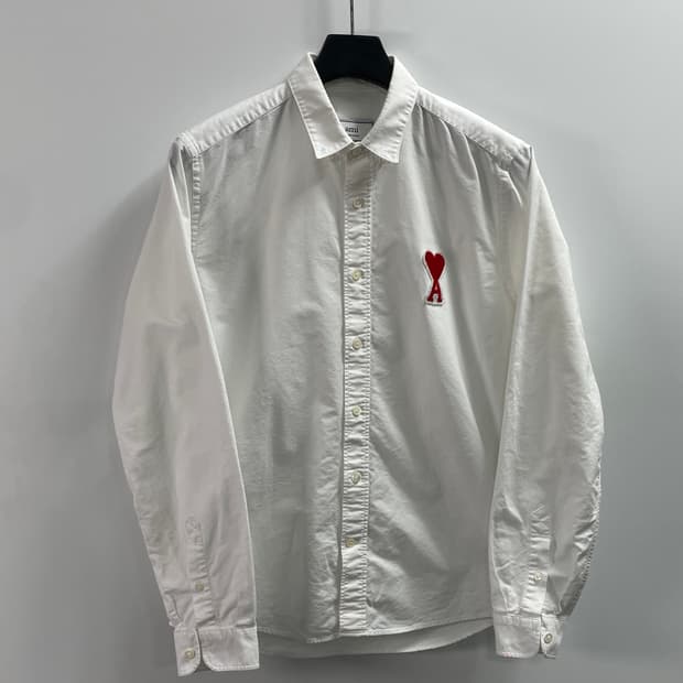 아미 하트로고 옥스포드 셔츠 (on.16)