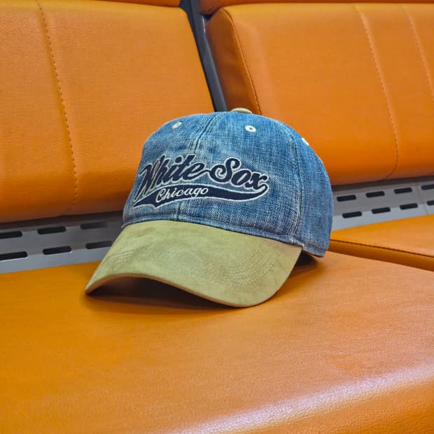 MLB 시카고 화이트삭스 데님 볼캡