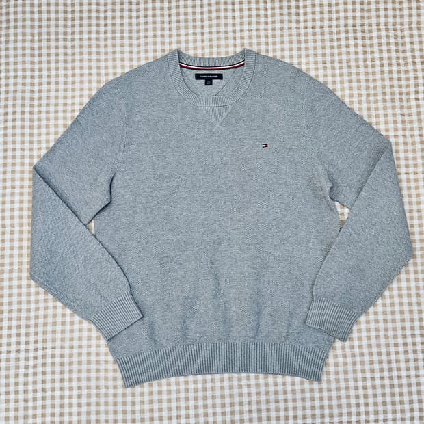 타미힐피거 긴소매 면니트 남자100