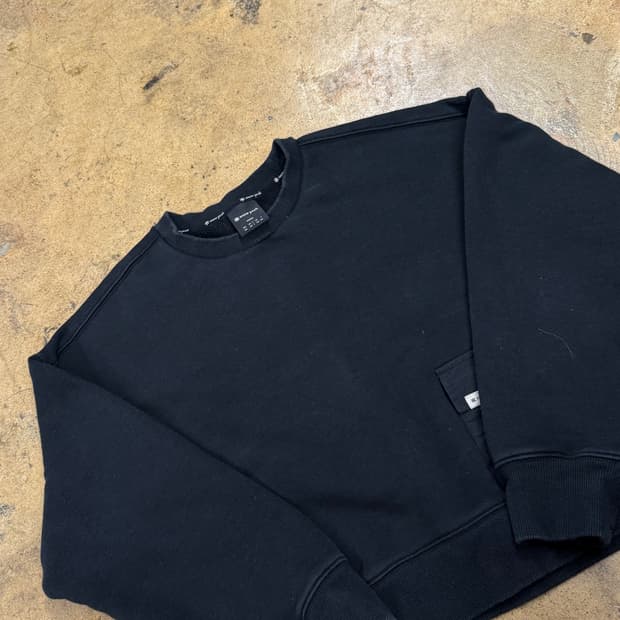 [정품/85] 스노우피크 블랙 맨투맨 티셔츠 b17