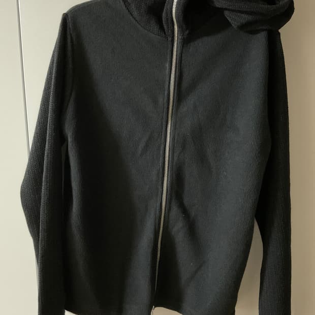 영마일웨어 바라클라바 니트 집업 (블랙색상/투웨이지퍼)