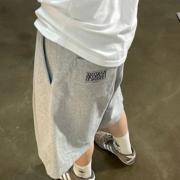 마리떼프랑소와저버 와이드 핏 그레이 반바지 XL