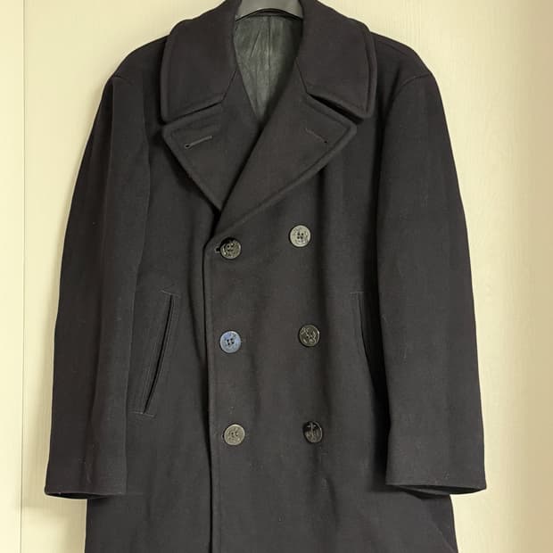 미군 1967년 생산 빈티지 밀리터리 p코트