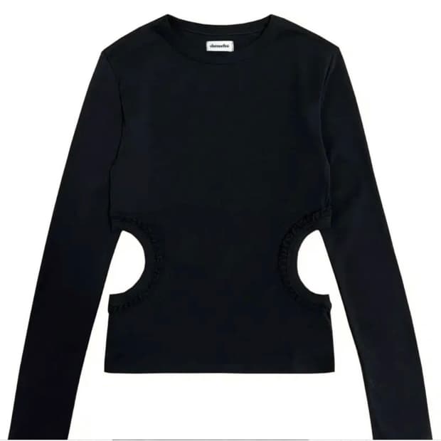 (구해요!!!) 체메씨 홀 레이스 롱슬리브 