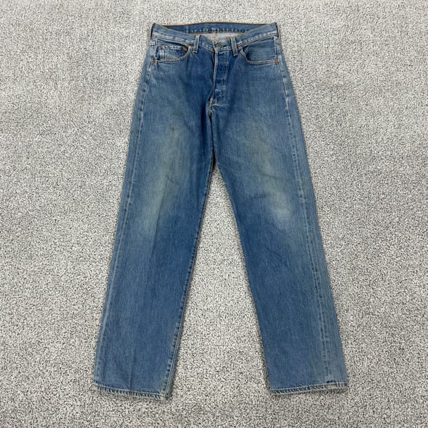 리바이스501 90s 발렌시아산555 셀비지