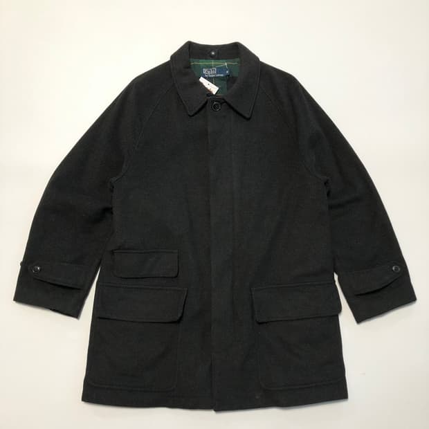 폴로 랄프로렌 울 발마칸 코트 