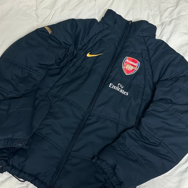 07-08 아스날 나이키 패딩 미디움~라지