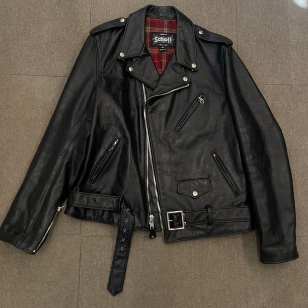 schott 쇼트 라이더 레더자켓 xl
