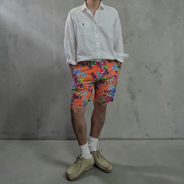 폴로 랄프로렌 플라워 쇼츠 반바지 M0302