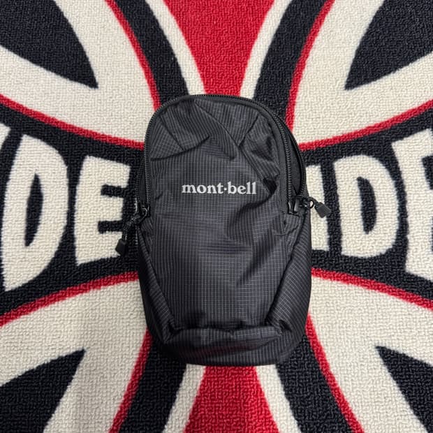 몽벨 어택처블 심플 파우치 블랙