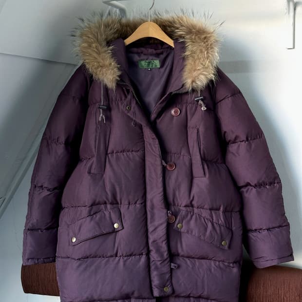 High gauge 'SILK' shell down parka