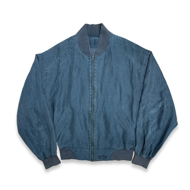 80s HUGO BOSS 실크 봄버 자켓 52
