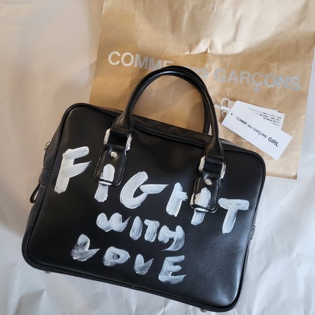 꼼데가르송 걸 페인트백