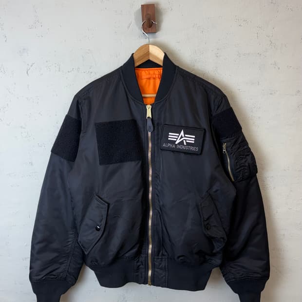 알파인더스트리 MA-1 블랙 자켓