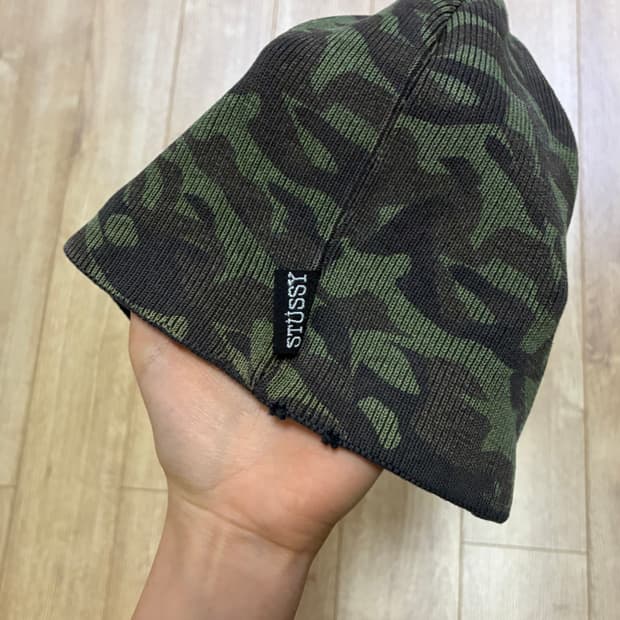 스투시 카모 비니