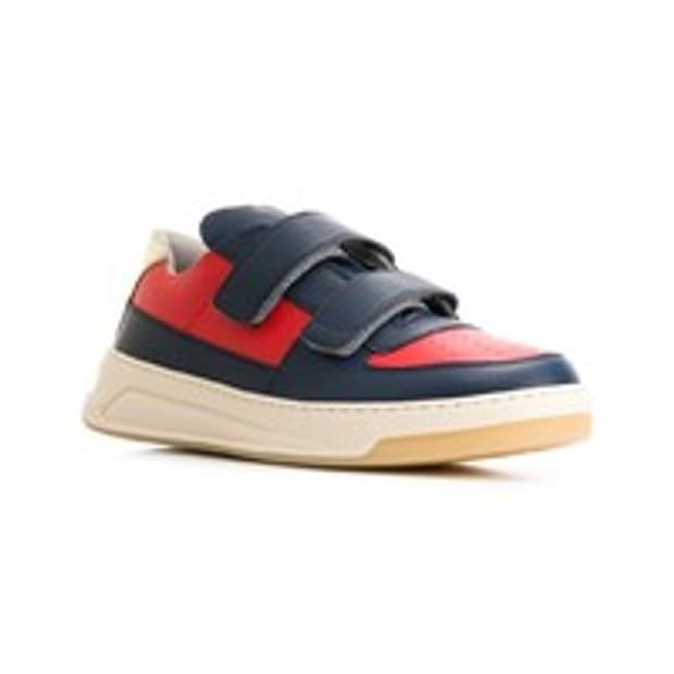 [41] 아크네 스튜디오 페리 누벅 벨크로 스니커즈 레드 네이비