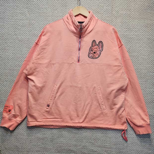 라이프워크 반집업 티셔츠 아노락 남녀공용 