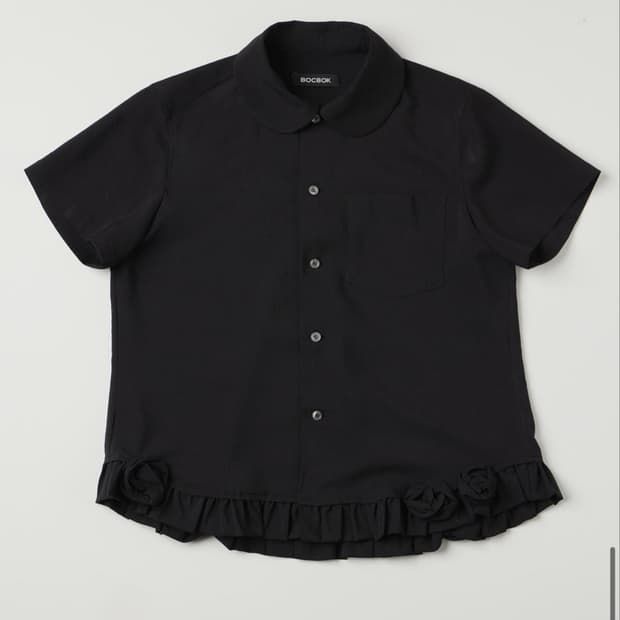 BOCBOK 복복 ROSE MOMMY SHIRT (BLACK)