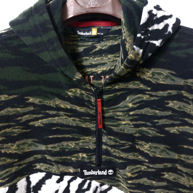 팀버랜드 플리스 후드 반집업 105~110