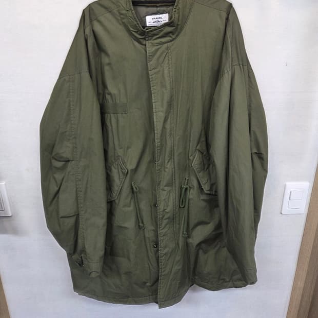 트래블 안감누빔 개파카 야상 자켓 L