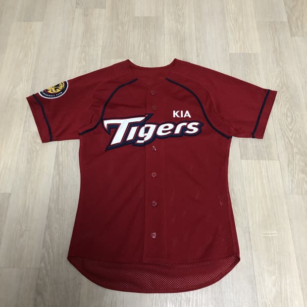 (90) 기아 타이거즈 올드 어웨이 노마킹 져지 기아 타이거즈 유니폼