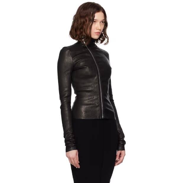 40 / Rick Owens 릭오웬스 게리 레더 자켓