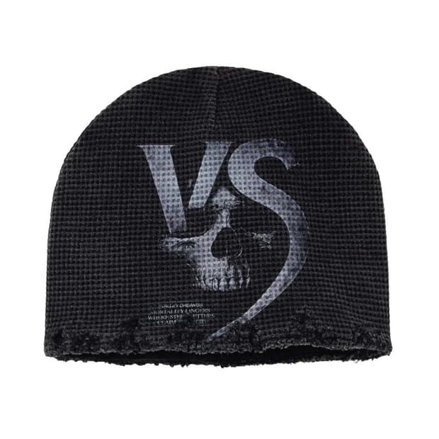 Vale Forever “VS” skull waffle beanie