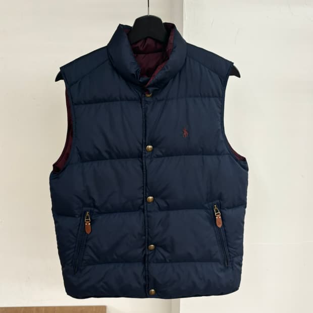 폴로 랄프로렌 리버시블 다운 패딩 조끼