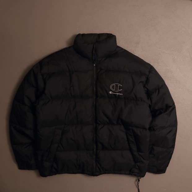 90's 챔피온 재팬 로고 숏패딩 A1787