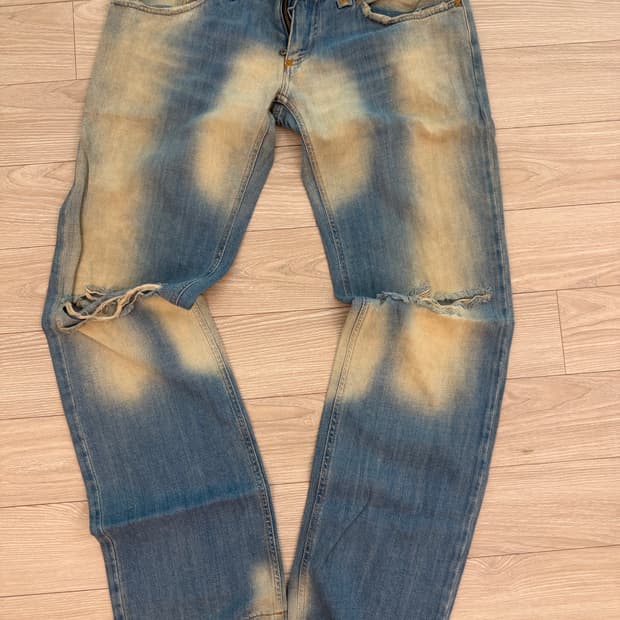 돌체앤가바나 2004 ss 디스트로이드 데님 