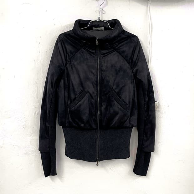 ALYSI 알리지 드레이핑 레더 자켓