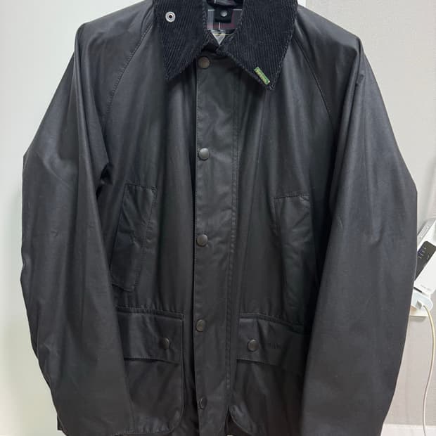 바버 비데일 왁스자켓 블랙 38