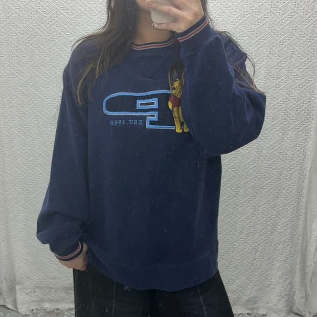 디즈니 푸우 약기모 스웻셔츠 맨투맨 105 C06261