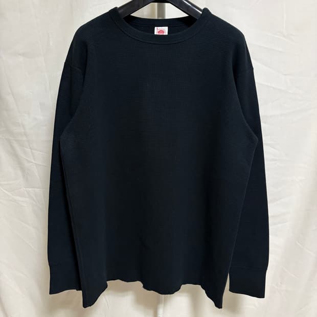 브론슨 논스탁 헤비웨이트 와플 티셔츠 / 블랙, XXL