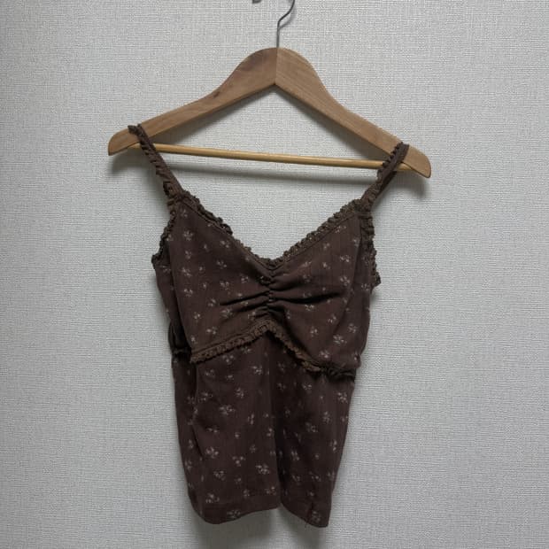 Vintage / 잔꽃 슬리브리스 