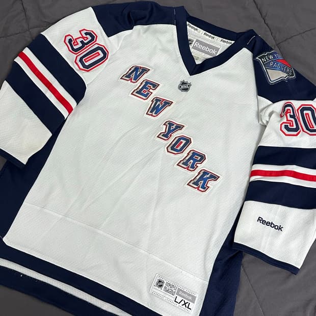 리복 NHL 하키 유니폼 2014 스타디움 뉴욕 레인저스 라지