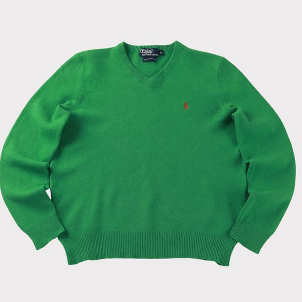 [여성 XL] 폴로 랄프로렌 램스울 니트