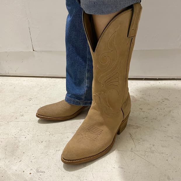 ABILENE suede western boots 스웨이드 웨스턴 부츠