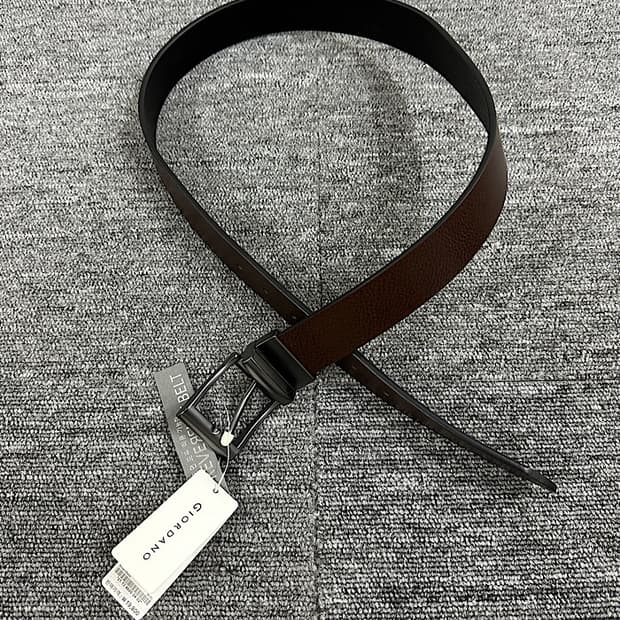 새상품 지오다노 가죽 벨트 양면 