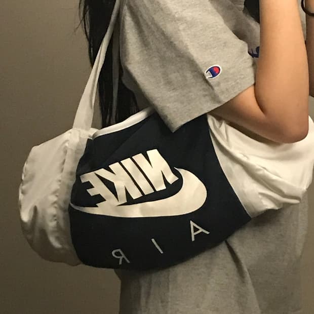 나이키 커스텀 더플백