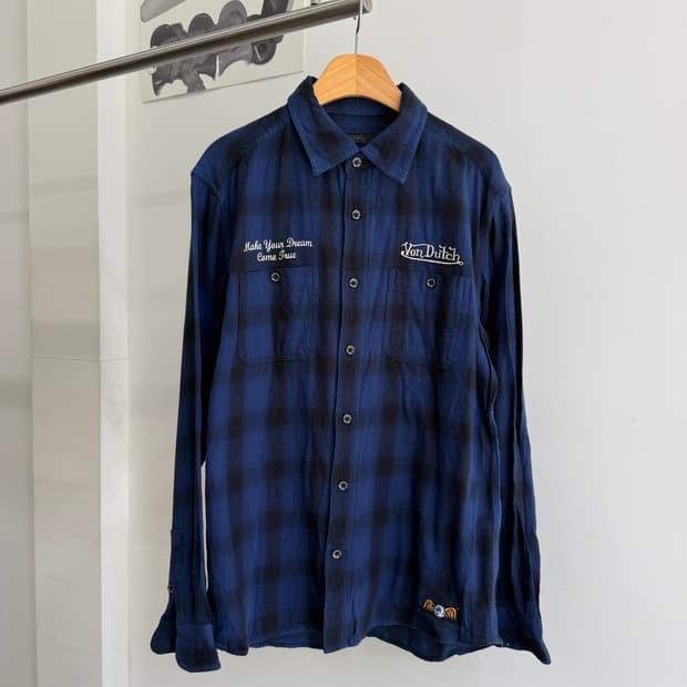 VON DUTCH 체크 셔츠 