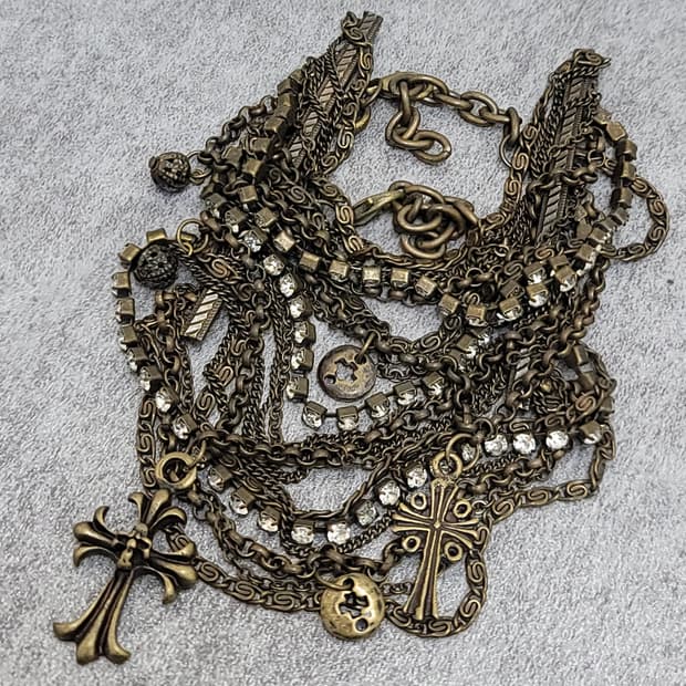 vintage cross bracelet
