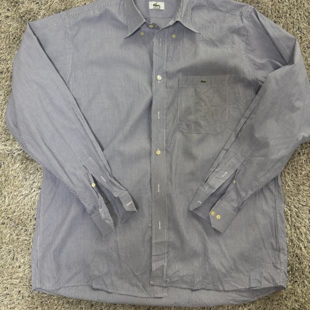 일본판 라코스테 스트라이프셔츠 사이즈 105-110