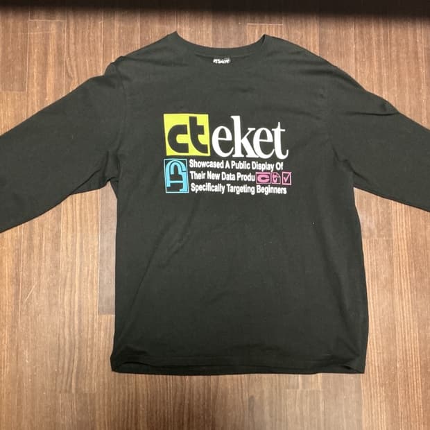 테켓 롱슬리브 블랙