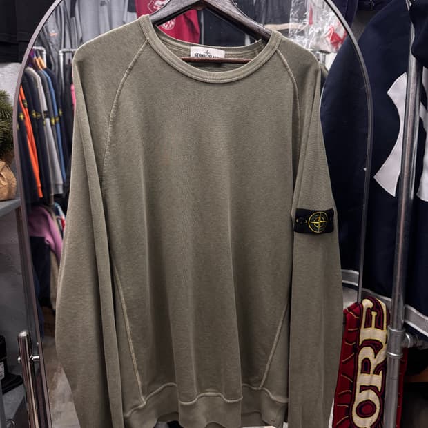 국내매장정품qr) 스톤아일랜드 맨투맨 코튼맨투맨