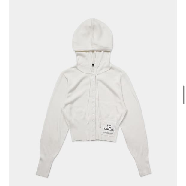 배드블러드 후드 가디건