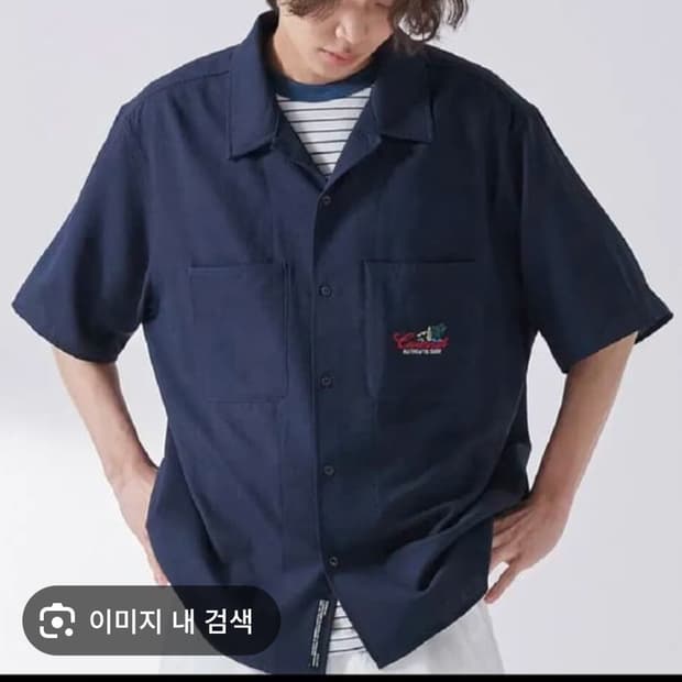 커버낫 오버핏 반소매 남방 남자100~105